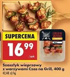Biedronka Szaszłyk wieprzowy z warzywami Czas Na Grill oferta