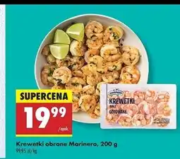 Biedronka Krewetki całe gotowane Marinero oferta