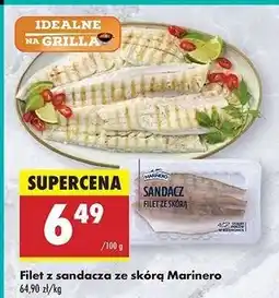 Biedronka Filet z sandacza ze skórą Marinero oferta