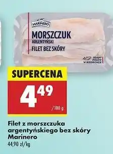 Biedronka Morszczuk argentyński filet bez skóry Marinero oferta