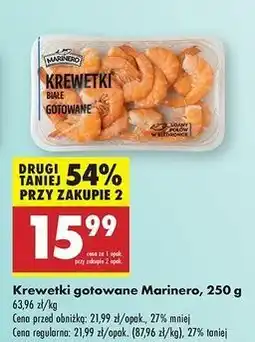 Biedronka Krewetki białe gotowane Marinero oferta