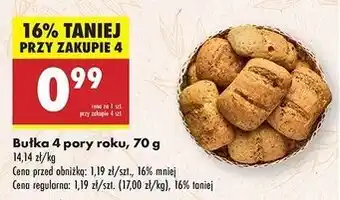 Biedronka Bułka 4 pory roku oferta