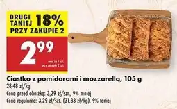Biedronka Ciastko z pomidorami i mozzarellą oferta