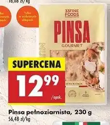 Biedronka Pinsa pełnoziarnista 33 Fine Foods oferta