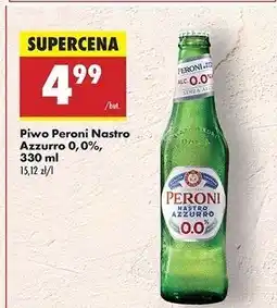 Biedronka Piwo Peroni Nastro Azzurro 0.0% oferta