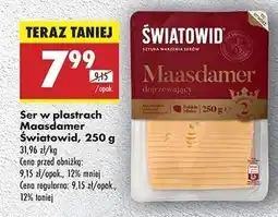 Biedronka Ser maasdamer dojrzewający Światowid oferta