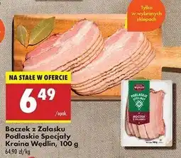 Biedronka Boczek z zalasku Kraina Wędlin Podlaskie Specjały oferta
