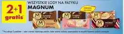 Biedronka Lód raspberry Algida Magnum Double oferta
