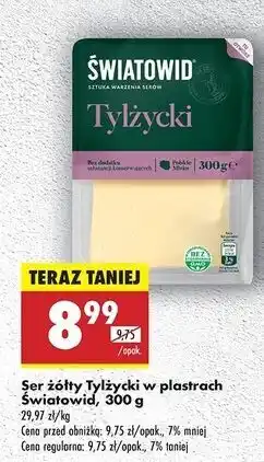 Biedronka Ser tylżycki Światowid oferta
