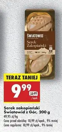 Biedronka Serek zakopiański Światowid oferta
