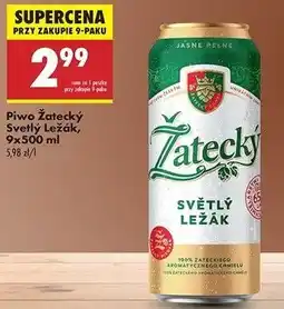Biedronka Piwo Zatecky Svetly Lezak oferta