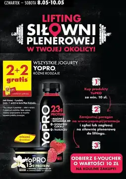 Biedronka Jogurt truskawka-malina Danone Yopro oferta