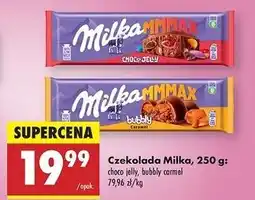 Biedronka Czekolada bubbly caramel Milka Mmmax oferta