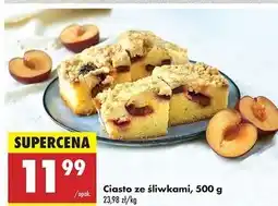 Biedronka Ciasto ze śliwkami oferta