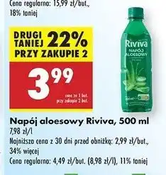 Biedronka Napój aloesowy Riviva oferta