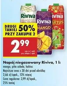 Biedronka Napój pina colada Riviva oferta