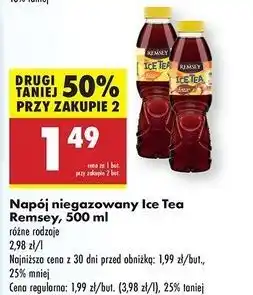 Biedronka Napój cytrynowy Remsey Ice Tea oferta