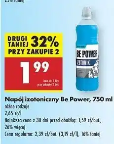 Biedronka Napój izotoniczny wieloowocowy Be Power oferta
