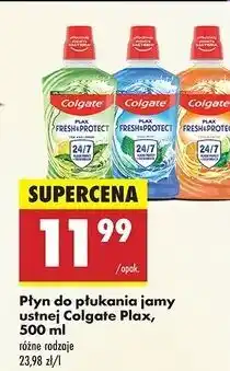 Biedronka Płyn do płukania citrus fresh Colgate Plax oferta