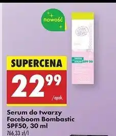 Biedronka Serum do twarzy spf50 Face Boom Bombastic oferta