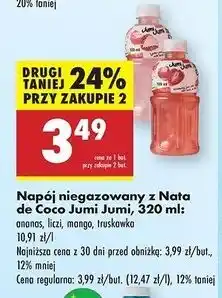 Biedronka Napój ananas Jumi oferta