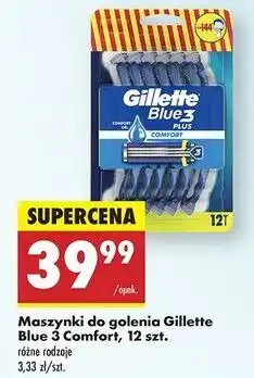 Biedronka Maszynka do golenia Gillette Blue 3 Comfort oferta