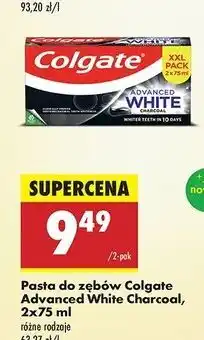 Biedronka Pasta do zębów charcoal Colgate Advanced White oferta