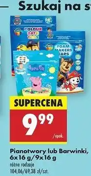 Biedronka Barwniki do kąpieli peppa pig oferta