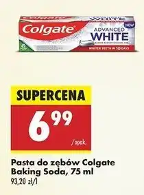 Biedronka Pasta do zębów baking soda Colgate Advanced White oferta