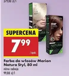 Biedronka Farba do włosów kasztanowy brąz 641 Marion Natura Styl oferta