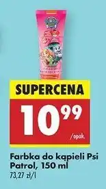 Biedronka Farbka do kąpieli psi patrol jogurtowa truskawka oferta