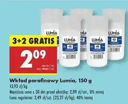 Biedronka Wkład parafinowy 48h 150 g Lumia oferta