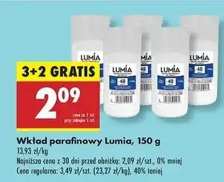 Biedronka Wkład parafinowy 48h 150 g Lumia oferta