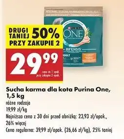 Biedronka Karma dla kota adult kurczak i pełne ziarna Purina One oferta