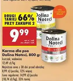 Biedronka Karma dla psa z kurczakiem Dolina Noteci oferta