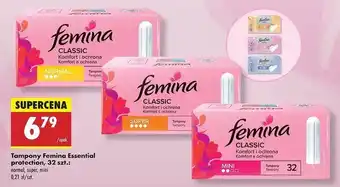 Biedronka Tampony mini Femina Safe oferta