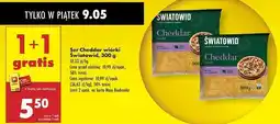 Biedronka Ser cheddar tarty Światowid oferta