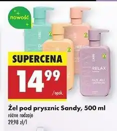 Biedronka Żel pod prysznic różowy Sandy Care oferta