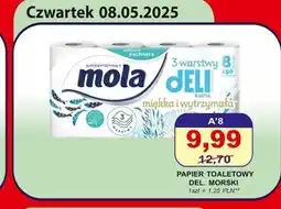 Primus Mola Delikatna Morska papier toaletowy 8 rolek oferta