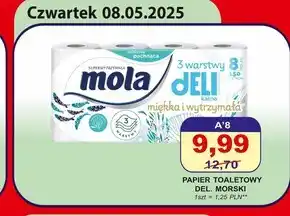 Primus Mola Delikatna Morska papier toaletowy 8 rolek oferta