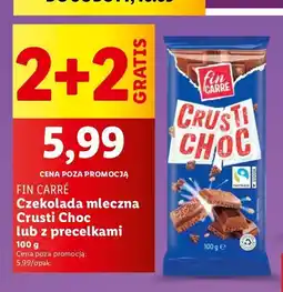 Lidl Czkeolada crusti choc Fin carre oferta