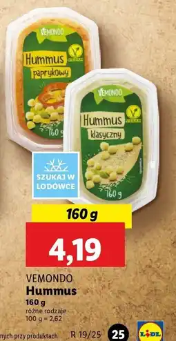 Lidl Hummus paprykowy Vemondo oferta