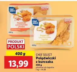 Lidl Polędwiczki z kurczaka łagodne Chef select oferta