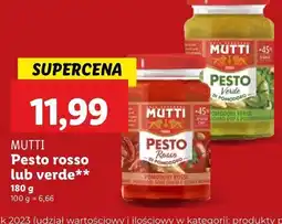 Lidl Pesto rosso Mutti oferta