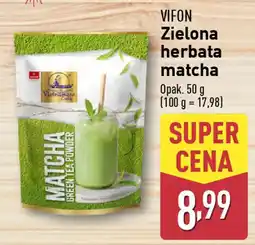 ALDI VIFON Zielona herbata matcha oferta