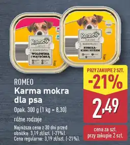 ALDI ROMEO Karma mokra dla psa oferta