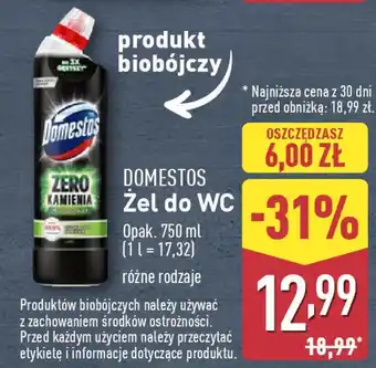 ALDI DOMESTOS Żel do WC oferta