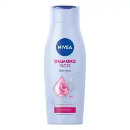 Blue Stop Nivea Diamond Gloss Szampon pielęgnujący do włosów 400ml oferta