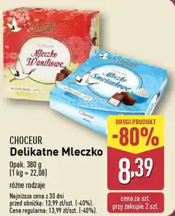 ALDI CHOCEUR Delikatne Mleczko oferta