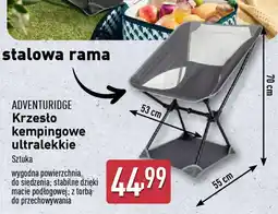 ALDI ADVENTURIDGE Krzesło kempingowe ultralekkie oferta
